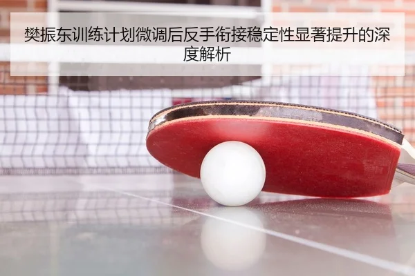 樊振东训练计划微调后反手衔接稳定性显著提升的深度解析